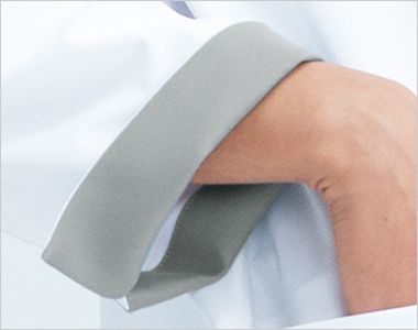 Montblanc UM101 uka medical uniform study ドクターコート/長袖[男女兼用] 折り返しができる袖口スリットにもおしゃれな内側配色