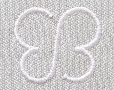 Montblanc UM501 uka medical uniform study スクラブ[女性用] 左袖にネイルボトルの色とリンクした白の［ukaロゴ］刺繍