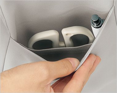 Montblanc UM501 uka medical uniform study スクラブ[女性用] 両脇のポケットには小物を整理しやすい内ポケット付き