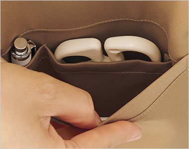 Montblanc UM801 uka medical uniform study ジャケット/半袖[女性用] 両脇のポケットには小物を整理しやすい内ポケット付き