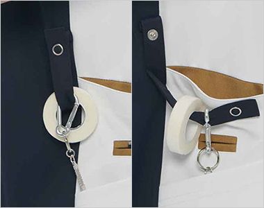 ナガイレーベン AW-5537 スクラブ[男女兼用] 駆血帯などをホールド2Wayループ