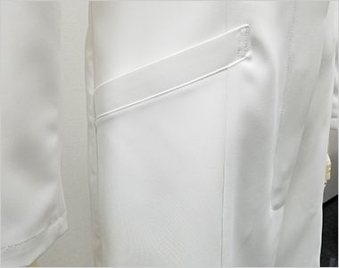 EH3710 ナガイレーベン ビーズベリー ドクターコート(女性用) 両脇ポケット付き