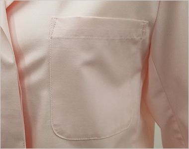 EM3035 ナガイレーベン レディース診察衣シングル(女性用) 胸ポケット付き