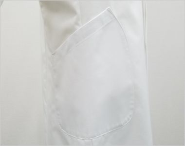 KEX5110 ナガイレーベン メンズ診察衣シングル(男性用) ポケット付き