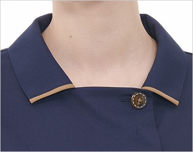 ナガイレーベン LH6302 ビーズベリー チュニック[女性用] 襟元