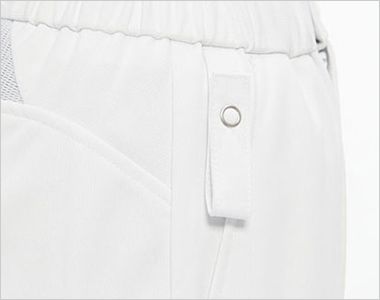 ナガイレーベン LX4023 パンツ[男女兼用] 右ポケット部分ダブルループ付きです。