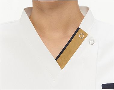 ナガイレーベン LX5527 スクラブ[男女兼用] 襟元