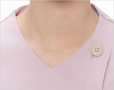 ナガイレーベン MPA3917 MACKINTOSH PHILOSOPHY スクラブ[女性用] 襟元