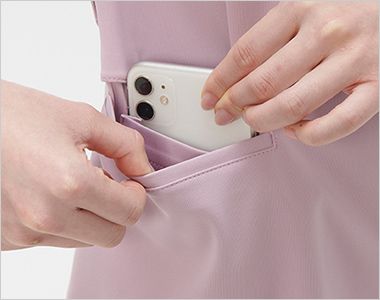 ナガイレーベン MPA3917 MACKINTOSH PHILOSOPHY スクラブ[女性用] 右脇にスマートフォン専用ポケット