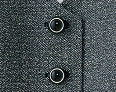 【在庫限り/返品交換不可】Selery S-03650 [通年]ベスト[ツイード] 程よい光沢が品のあるボタン