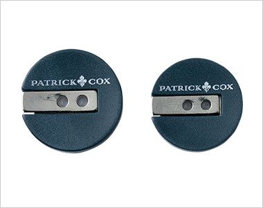 Selery S-04061 [通年]Patrick coxベスト ストライプ ブランド名の入ったボタン