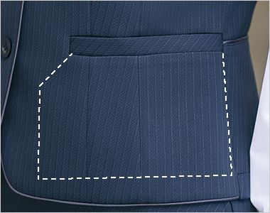 ベスト 大きな小物もすっぽり入る、かがんでも落ちにくい“Lポケ”デザイン。横型の袋布を採用し大容量に進化。