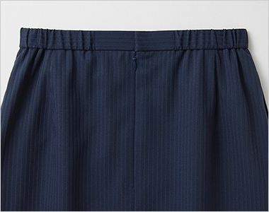 Selery S12550 12551 [通年]タイトスカート（56cm丈）[ストレッチ/エコ/ストライプ] ゴムゴムウエスト。ウエスト部分がゴム仕様になっているから、お腹まわりがラクチン!