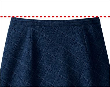 Selery S-16541 16549 [秋冬用]Patrick cox Aラインスカート ブラインドチェック サイドが下に広がった輪状
