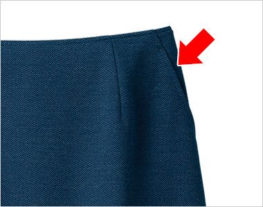 Selery S-16892 Patrick cox Aラインスカート [無地/ニット] 両腰ポケット