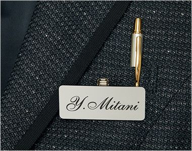 Selery S-24821 24829 [通年]ジャケット ボーダー ペンがスッキリさせる深さのある胸ポケット