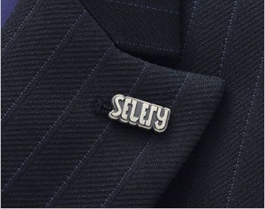 Selery S-25070 25071 [通年]Patrick coxジャケット [ニット/ストレッチ] 左衿のフラワーホールは、社章などのバッジを留めるポイントに