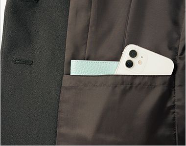 Selery S-25110 25111 25119 [通年]ジャケット/無地[ストレッチ] 大きめの内ポケットつき
縫い付け仕様だから重さで伸びる心配がありません
