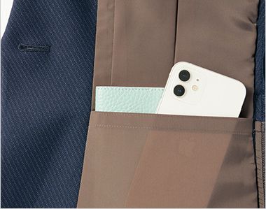 Selery S-25130 25131 [通年]ジャケット[ニット] 大きめの内ポケットつき
縫い付け仕様だから重さで伸びる心配がありません