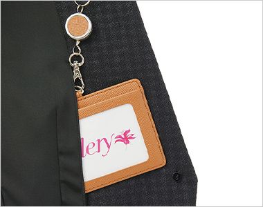 Selery S-25200 S-25201 [通年]ジャケット[ストレッチ/ニット] すっきりスムーズに収納できるタテ型内ポケット。