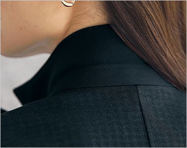 Selery S-25200 S-25201 [通年]ジャケット[ストレッチ/ニット] 台衿をなくし衿周りをすっきり軽く、カラークロスを使用することによってで美しさときちんと感をキープ。