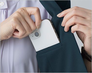 Selery S-25250 25251 25257 [通年]ジャケット [ストレッチ/制電] すっきりスムーズに収納できる内ポケット。