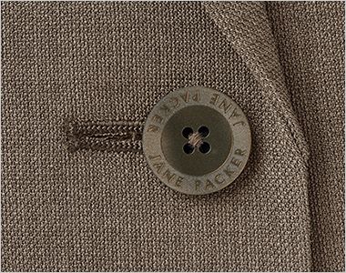 Selery S-72120 72122 72125 [通年]ジャケット(五分袖)[ストレッチ/裏なし] 生地に馴染む同色のオリジナルロゴボタン。