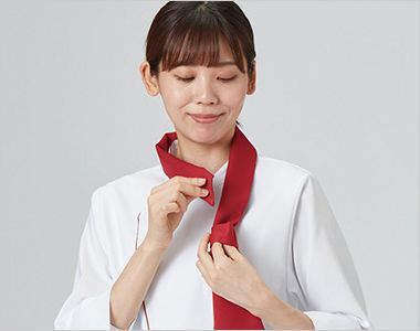 SerVo(サーヴォ) AN8100 タイ [男女兼用] 首に巻き、一方の端をループに通す