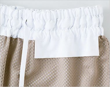 男女兼用ホッピングパンツ 後加工キーポケット用台布。
後加工でキーポケットや ICチップを取付可能。