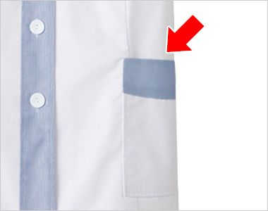 FA-722 724 デザイン白衣[女性用] 両腰ポケット