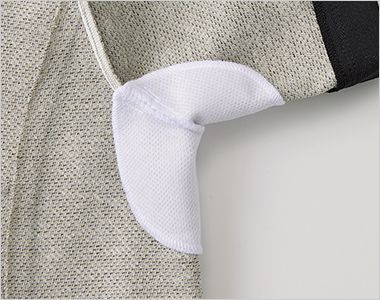 オーバーブラウス 内側脇下には消臭テープと汗脇パッド付き