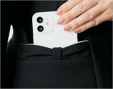 オーバーブラウス スマホが入る大きめの両腰ポケット