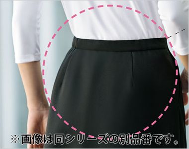 GROW GPAL2556 [通年]タック入りテーパードパンツ[2wayストレッチ/ウール調/フォーマル] ゴムに見えないキレイな見た目
