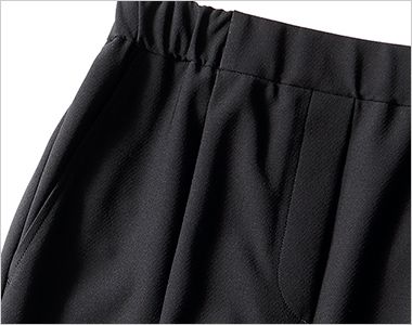 GROW GPAL-2610 [春夏用]パンツ[ストレッチ/ニット/裾上げ済み] タック入りのデザインは腰まわりにゆとりができすっきり見え
