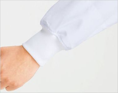 マタニティ用長袖ジャンパー フライス 。
やわらかなフライスで、長時間の着用も快適な、異物落下対策仕様。