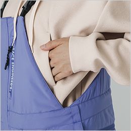 エスケープロダクト GE3007 [通年]サロペ・デ・フーディー2 サロペット対応ポケット