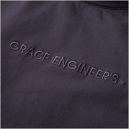 エスケープロダクト GE3008 [通年]サロペ・デ・クルーネック ロゴ刺繡