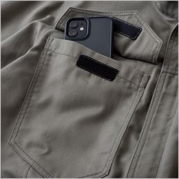 エスケープロダクト GE830 [通年]オールマイティーつなぎ[男女兼用] 胸ポケット