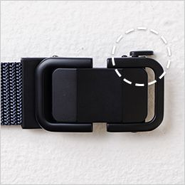 桑和 003180 ロック式バックルベルト ワンタッチ調節レバー