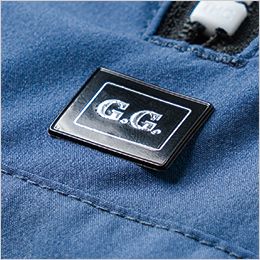 半袖Tシャツ（ハーフジップ、胸ポケット無） ブランドネーム