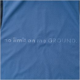 半袖Tシャツ（ハーフジップ、胸ポケット無） ロゴプリント