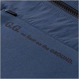 桑和 054200 [秋冬用]G.G. 長袖ブルゾン 反射ロゴプリント