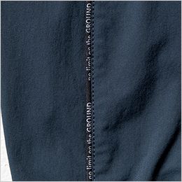 桑和 0548-00 [春夏用]G.G. 長袖ブルゾン ロゴ入りパイピングテープ
