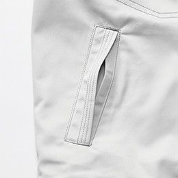 1333 桑和 長袖ブルゾン 脇逆玉ぶちポケット