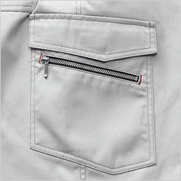 1338 桑和 ノータック脇ゴム入りカーゴパンツ カーゴファスナーポケット