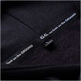 桑和 152414 [秋冬用]G.G. パーカー ロゴ入りラインテープ