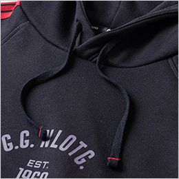 桑和 152414 [秋冬用]G.G. パーカー 絞りスピンドル