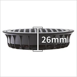 桑和GG 18221 スリムファンセット ファンの常識が変わる脅威の薄さ！
薄さ26mm、重量約70g（ファン1個あたり）
