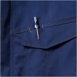 3002-00 桑和 ストレッチ 長袖ブルゾン ペン差し付き