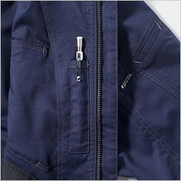 3008-00 桑和 長袖ブルゾン(男女兼用) 内ペン差し付き